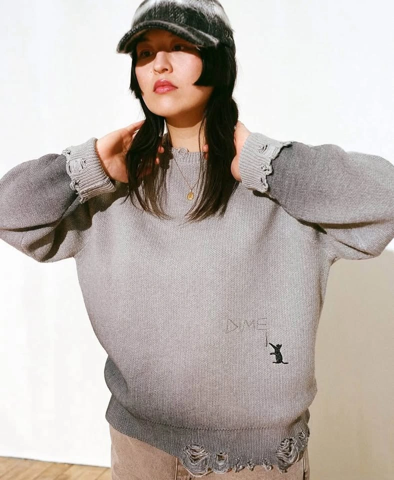 DIME MTL Cat Knit Sweater - photo 2