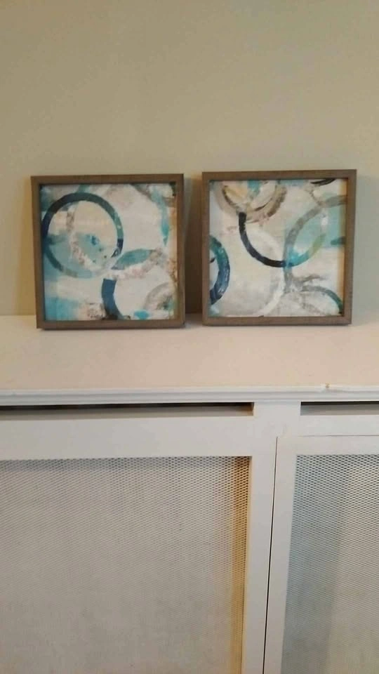 Set of 2 Abstract Circle Wall Art - photo 2