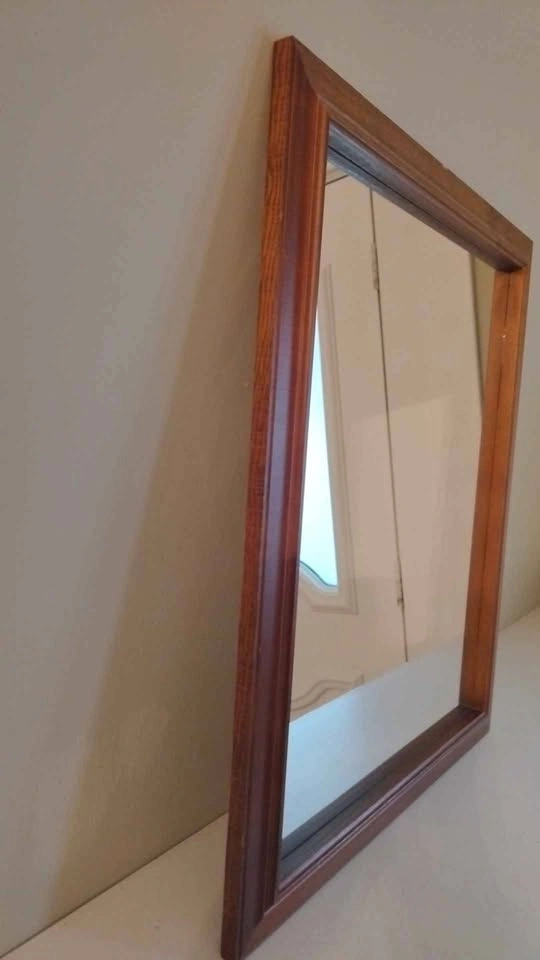 Oak Framed Wall Mirror - photo 2