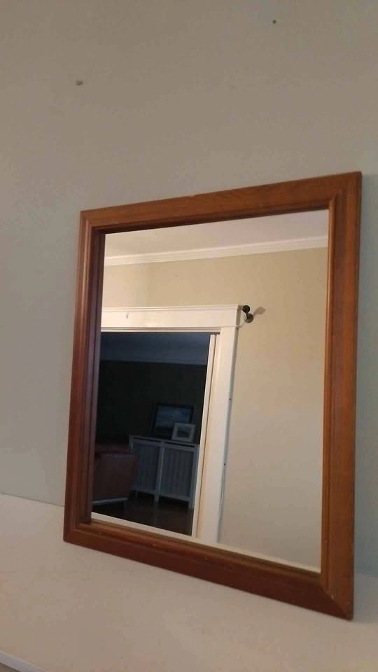 Oak Framed Wall Mirror - photo 3