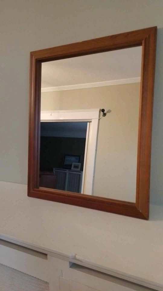 Oak Framed Wall Mirror - photo 4