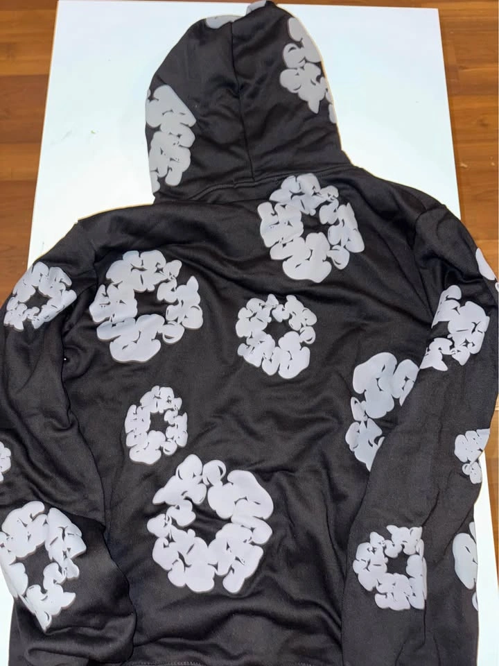 Denim Tears Cotton Wreath Hoodie - photo 3