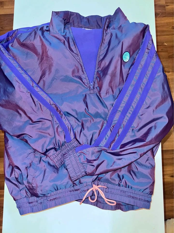Adidas James Harden 1/4 Zip Iridescent Windbreaker