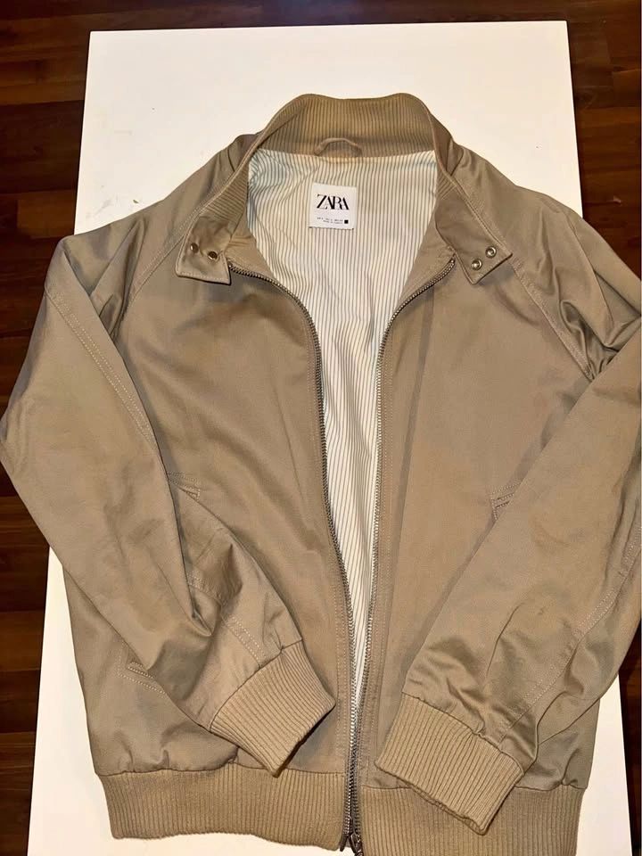 Zara Men's Harrington Bomber Jacket