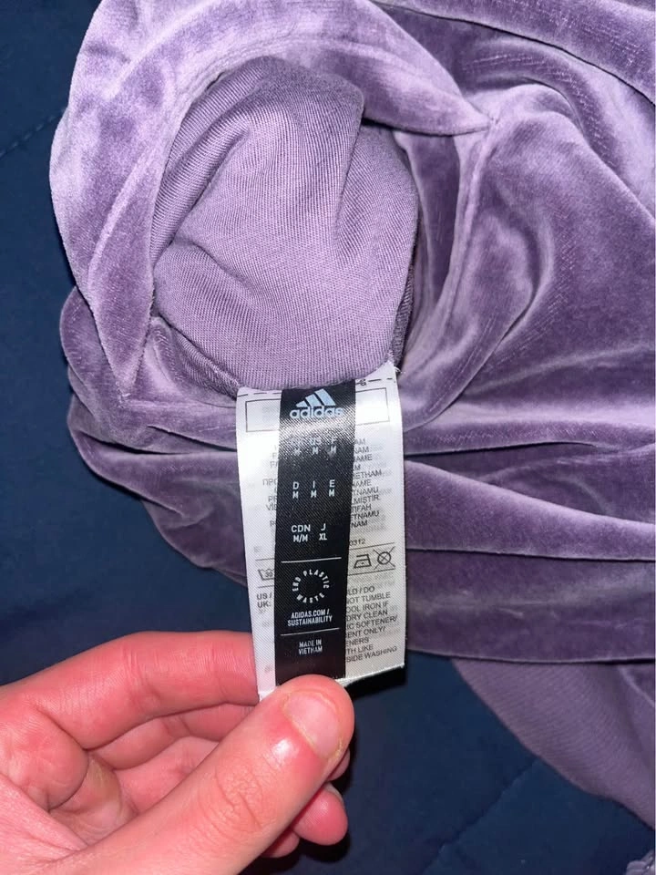 Adidas Reversible Velvet and Satin Bomber Jacket - photo 3