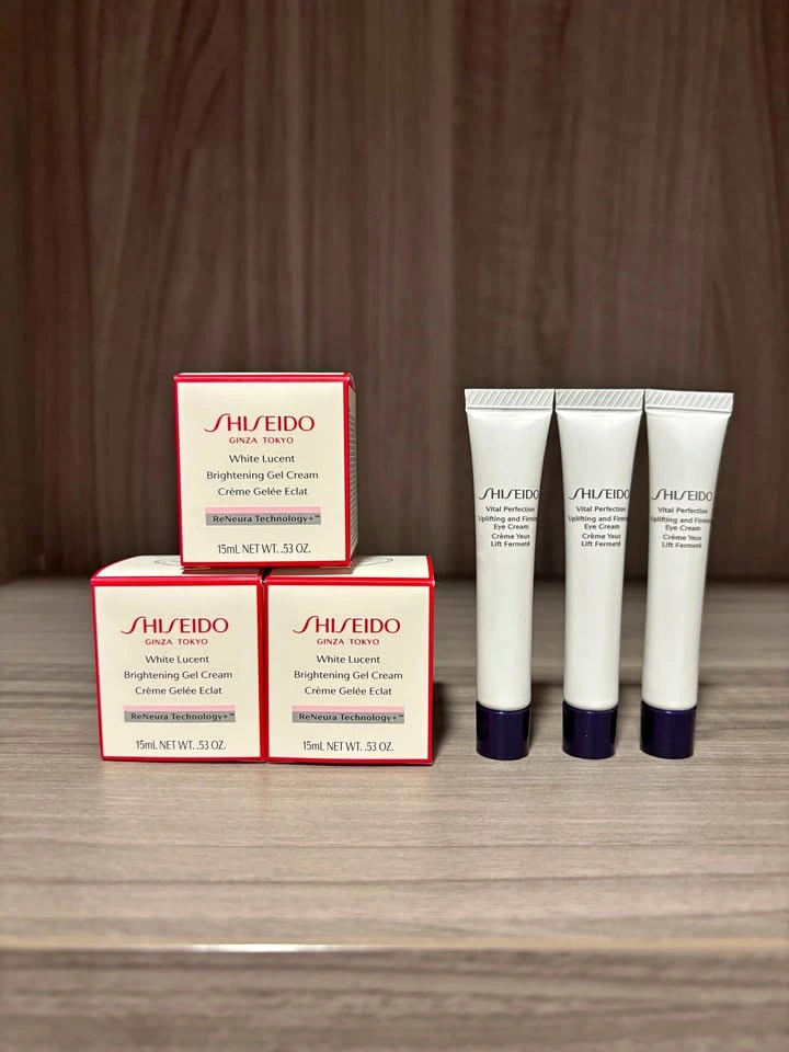 New Shiseido White Lucent & Vital Perfection Skincare Set