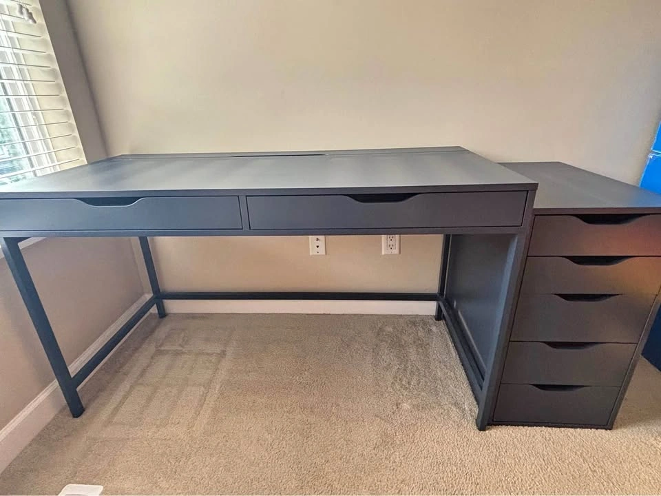 Moving Sale: IKEA Alex Desk + Alex Drawer