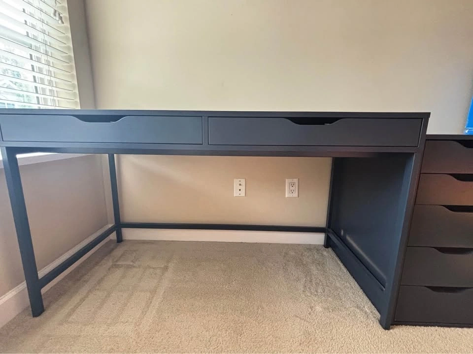 Moving Sale: IKEA Alex Desk + Alex Drawer - photo 3