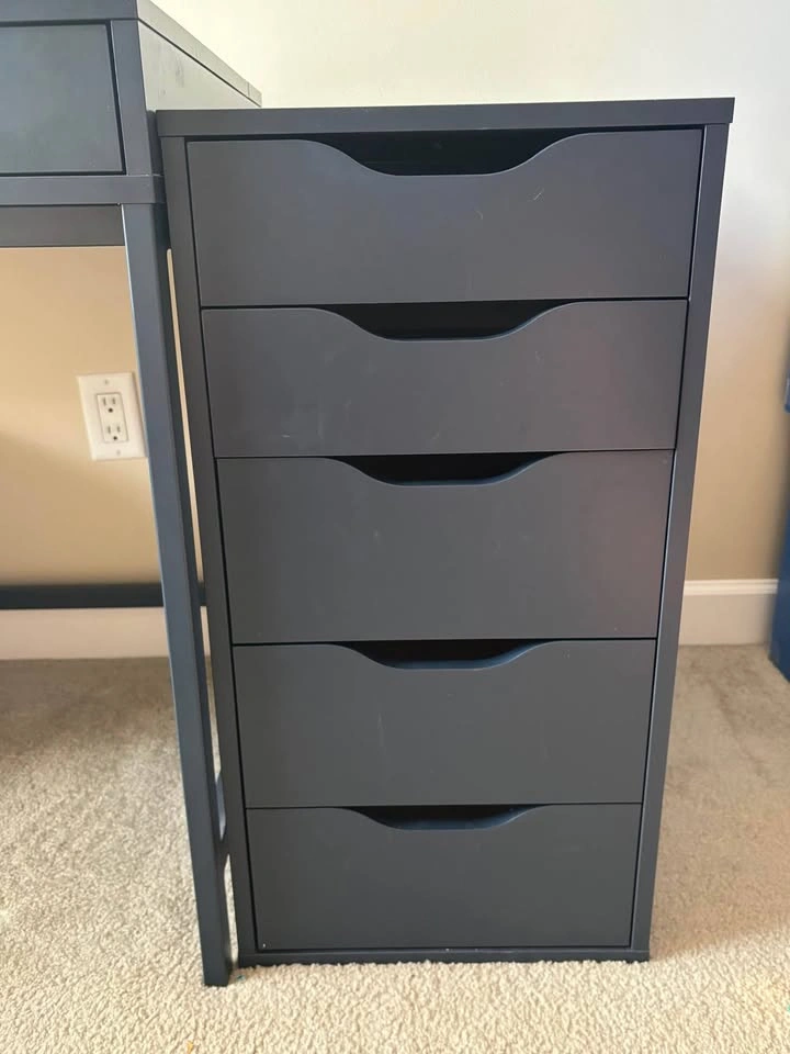 Moving Sale: IKEA Alex Desk + Alex Drawer - photo 5