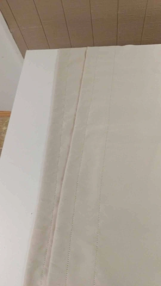 2-panel Beige blackout Curtains 38" W by 46" L - photo 2
