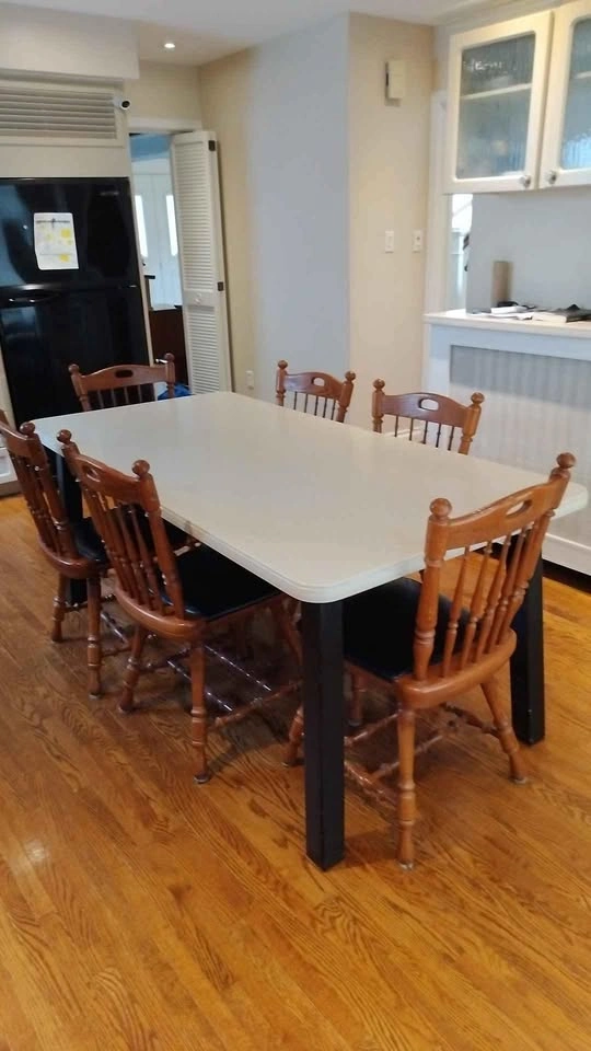 Oak 7-Piece Dining Set with 6 Chairs - photo 4
