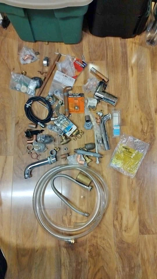 Assorted Plumbing Parts and Fittings Lot