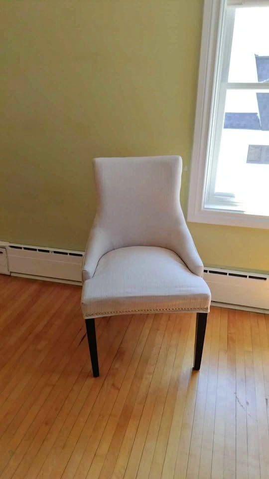 Tufted Wingback Dining Chair or Accent chair with Nailhead Trim