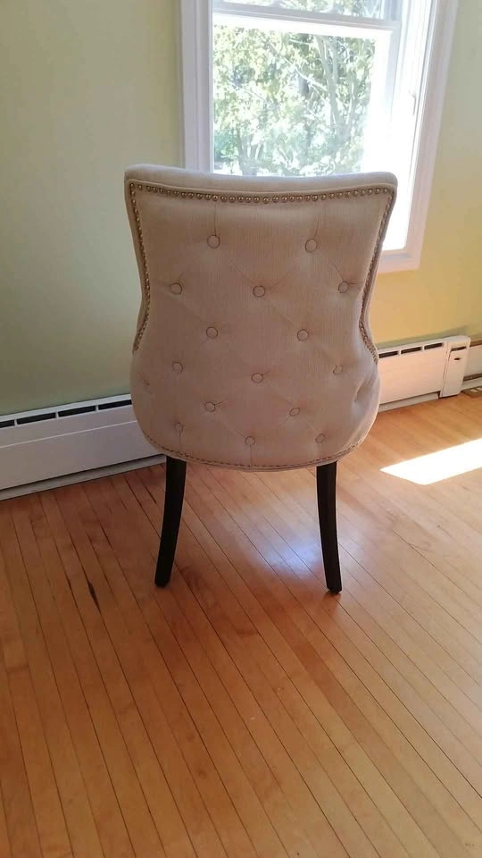 Tufted Wingback Dining Chair or Accent chair with Nailhead Trim - photo 2