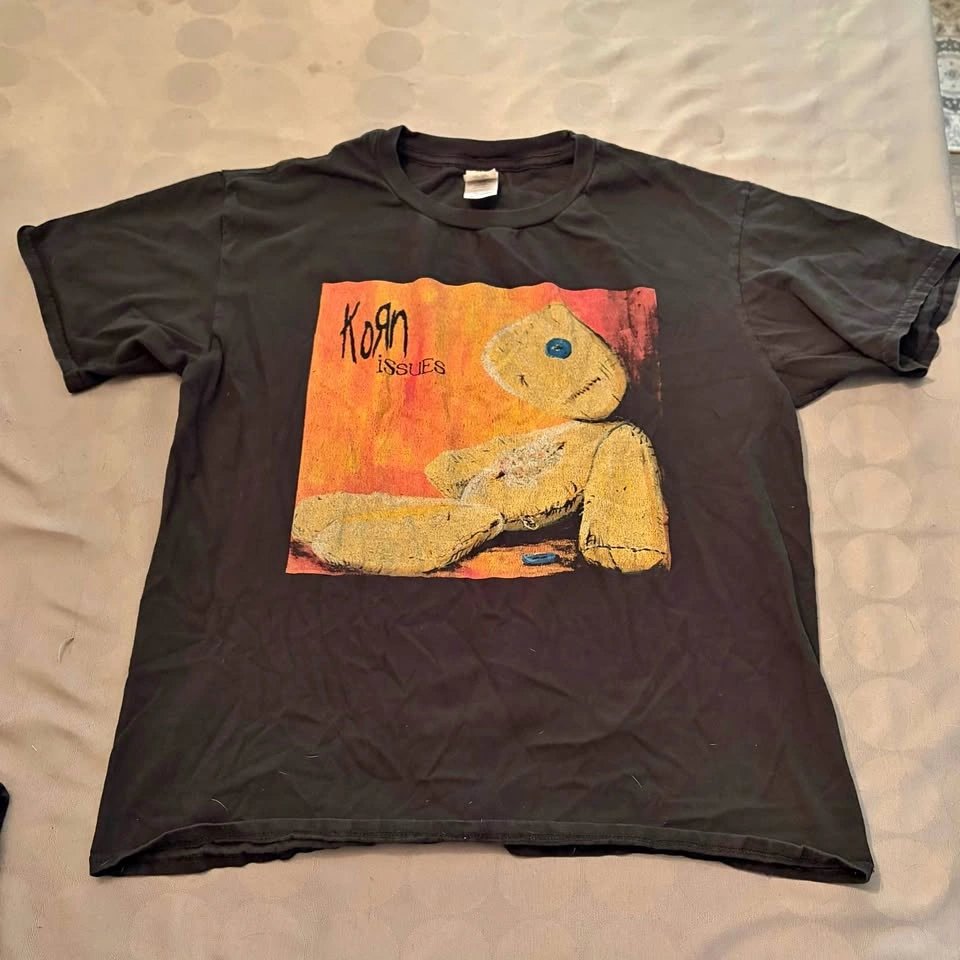 Gildan Korn Issues Band T-Shirt Size Large