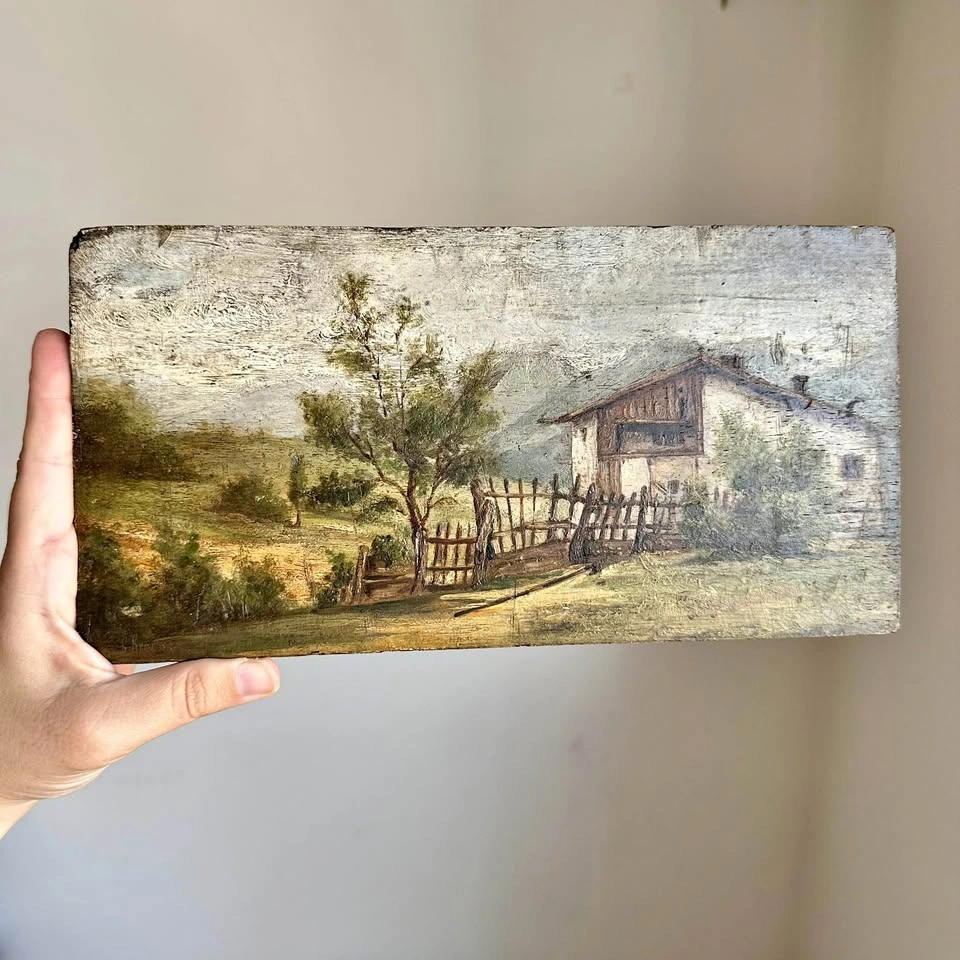 Pair of 1887 Antique German Oil Paintings - Louis Kraemer