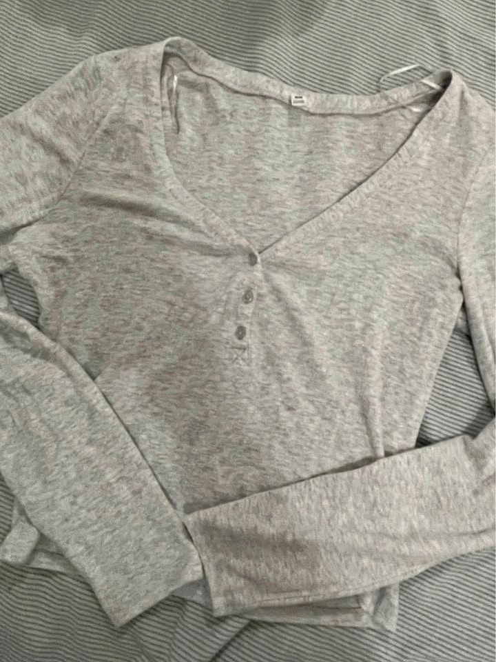 Garage long sleeve Henley