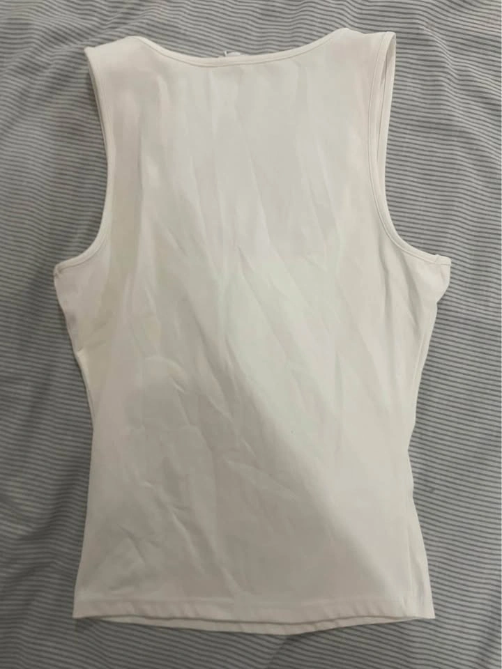 Garage Henley tank top white - photo 3
