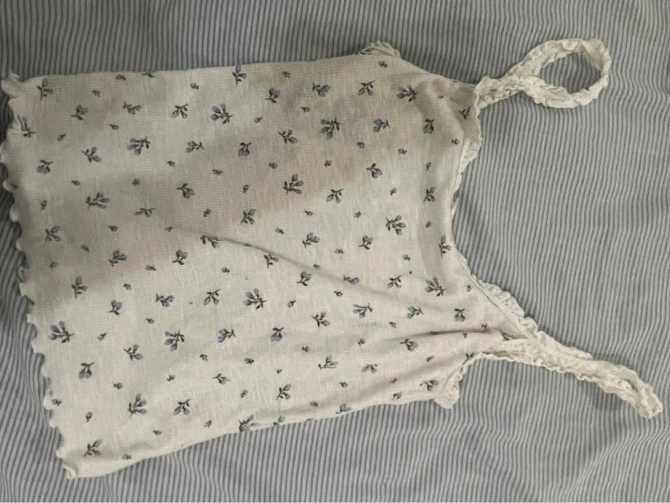 H&M floral tank tops with bows - photo 2