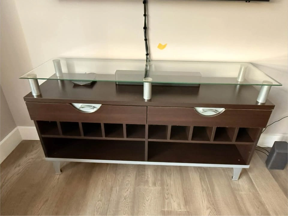 TV Stand - Dark Brown - photo 2