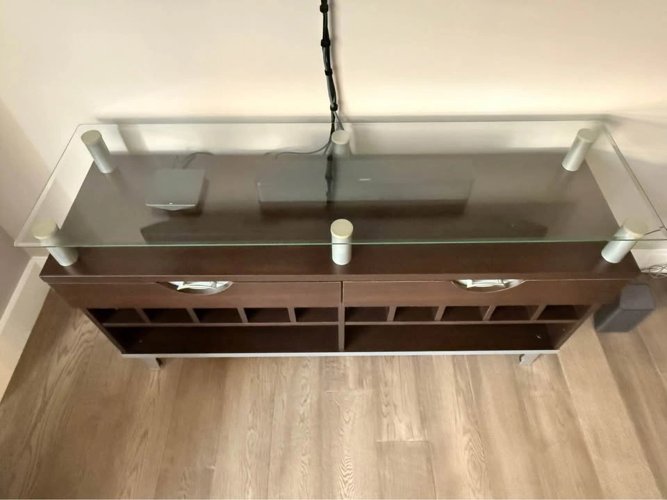TV Stand - Dark Brown - photo 3