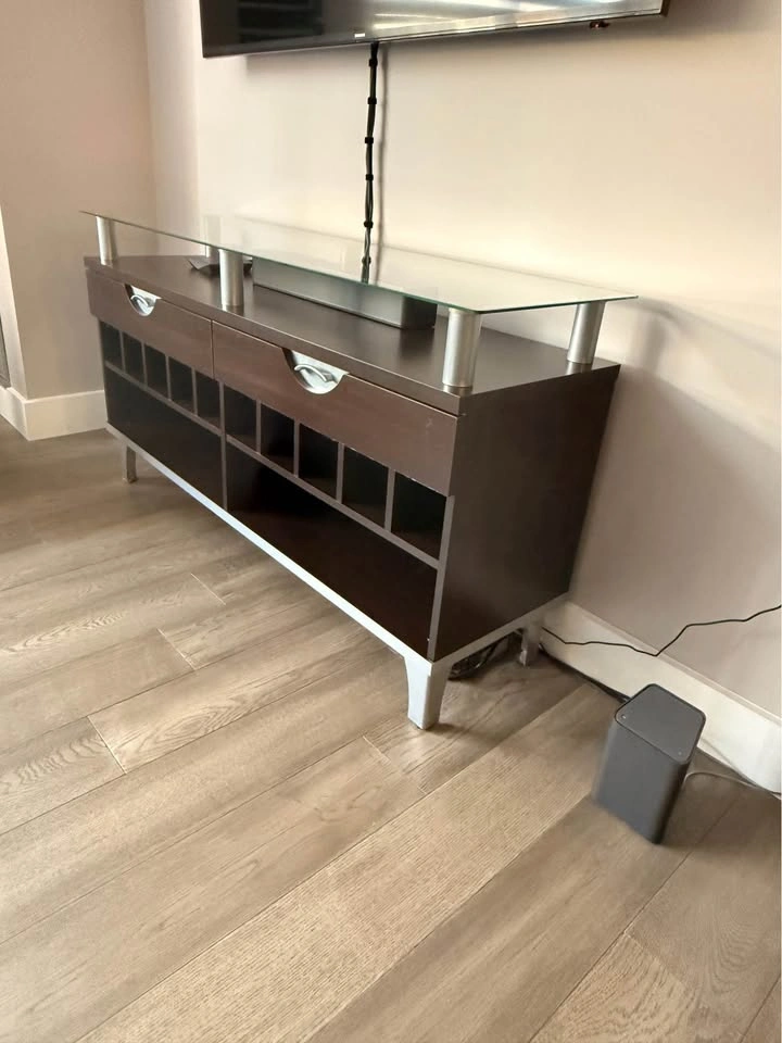TV Stand - Dark Brown - photo 4