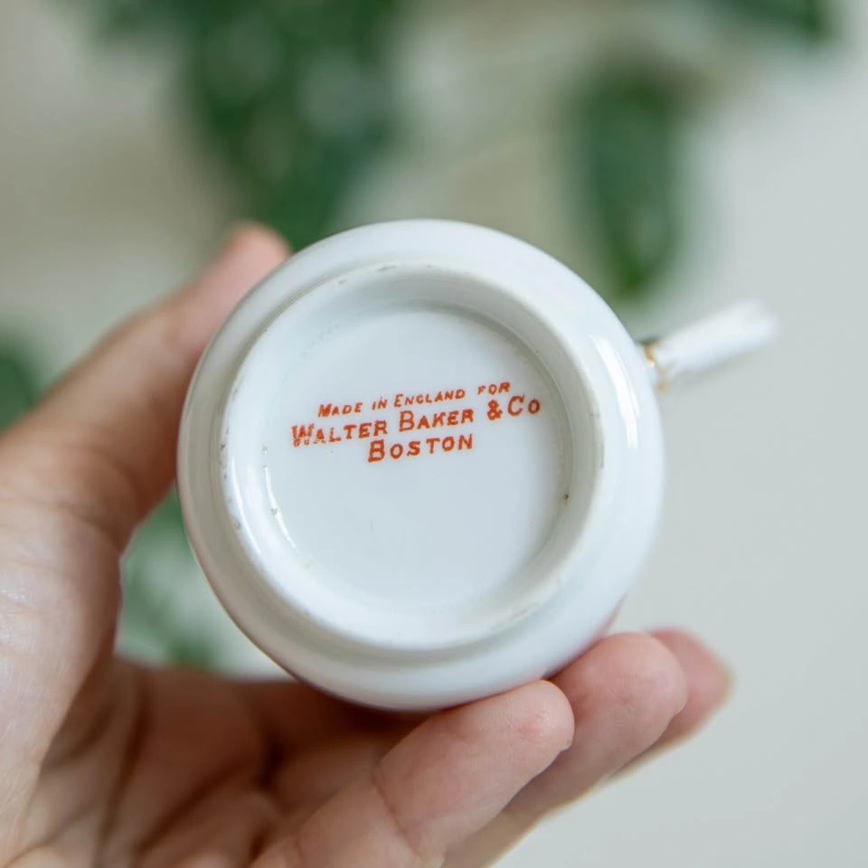 Antique Walter Baker & Co. Cocoa Mug – La Belle Chocolatière - photo 4