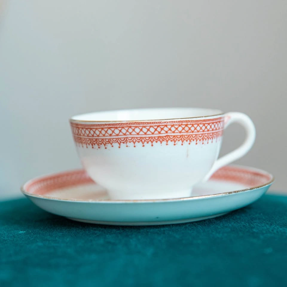 Vintage Jackson & Gosling English Bone China Teacup & Saucer - photo 2