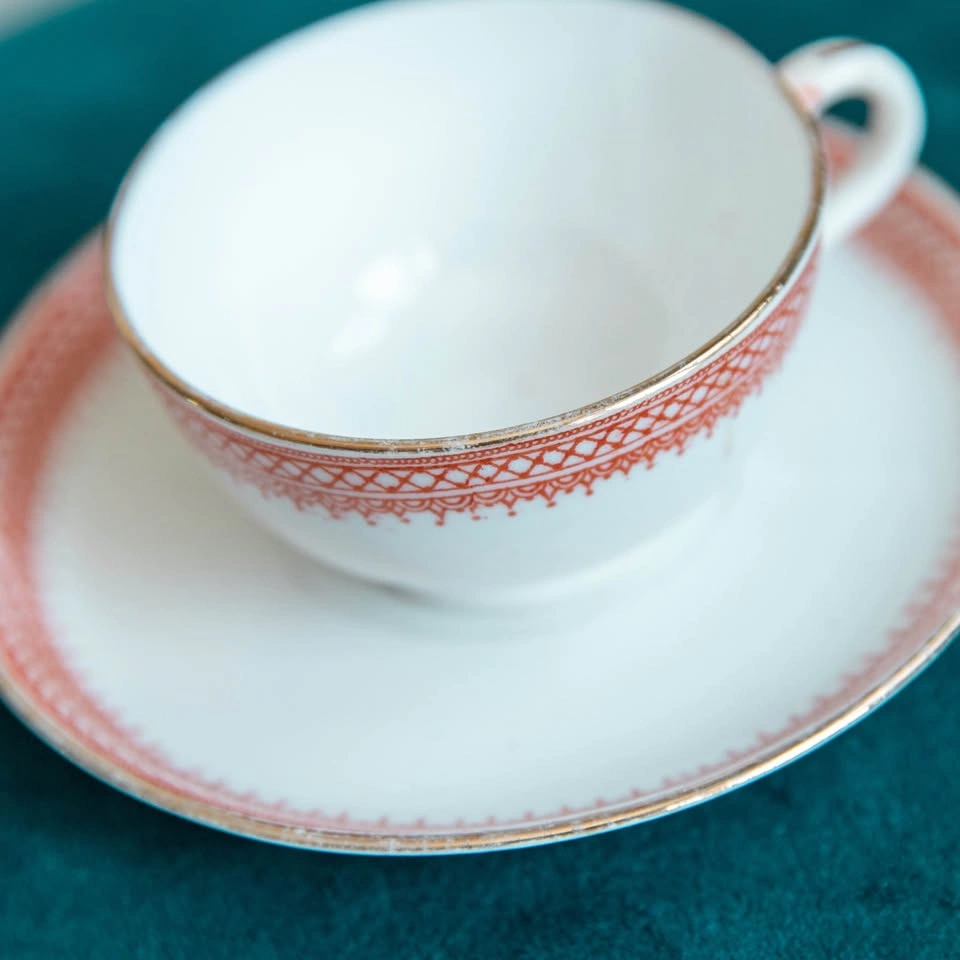 Vintage Jackson & Gosling English Bone China Teacup & Saucer - photo 3