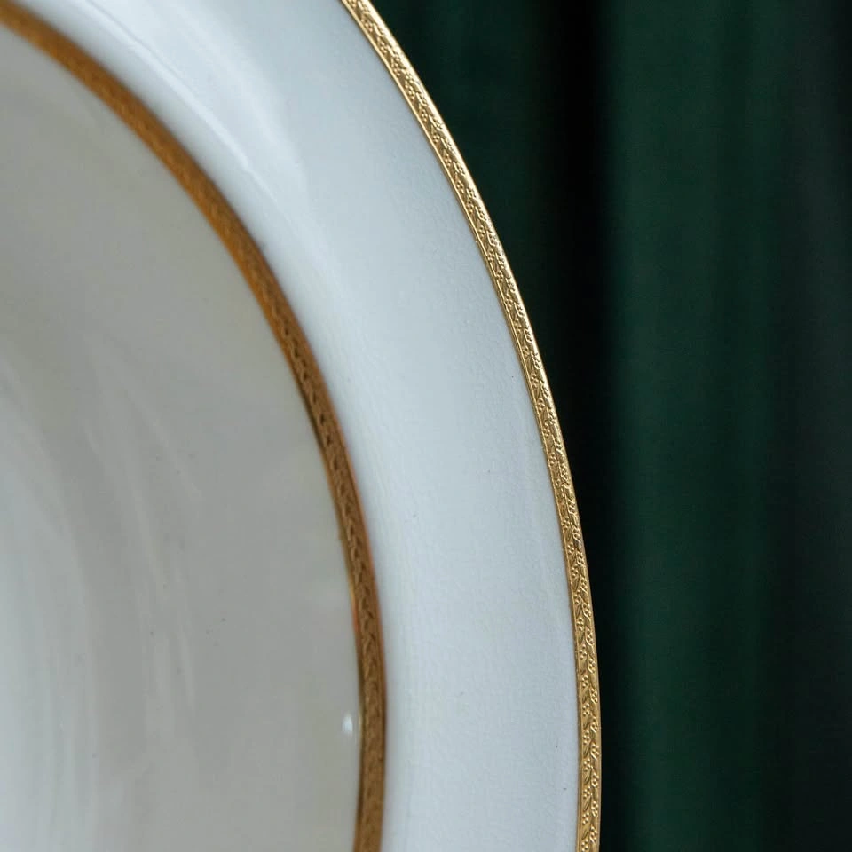 Antique Mintons Gold Encrusted Soup Bowls - Davis Collamore - photo 3