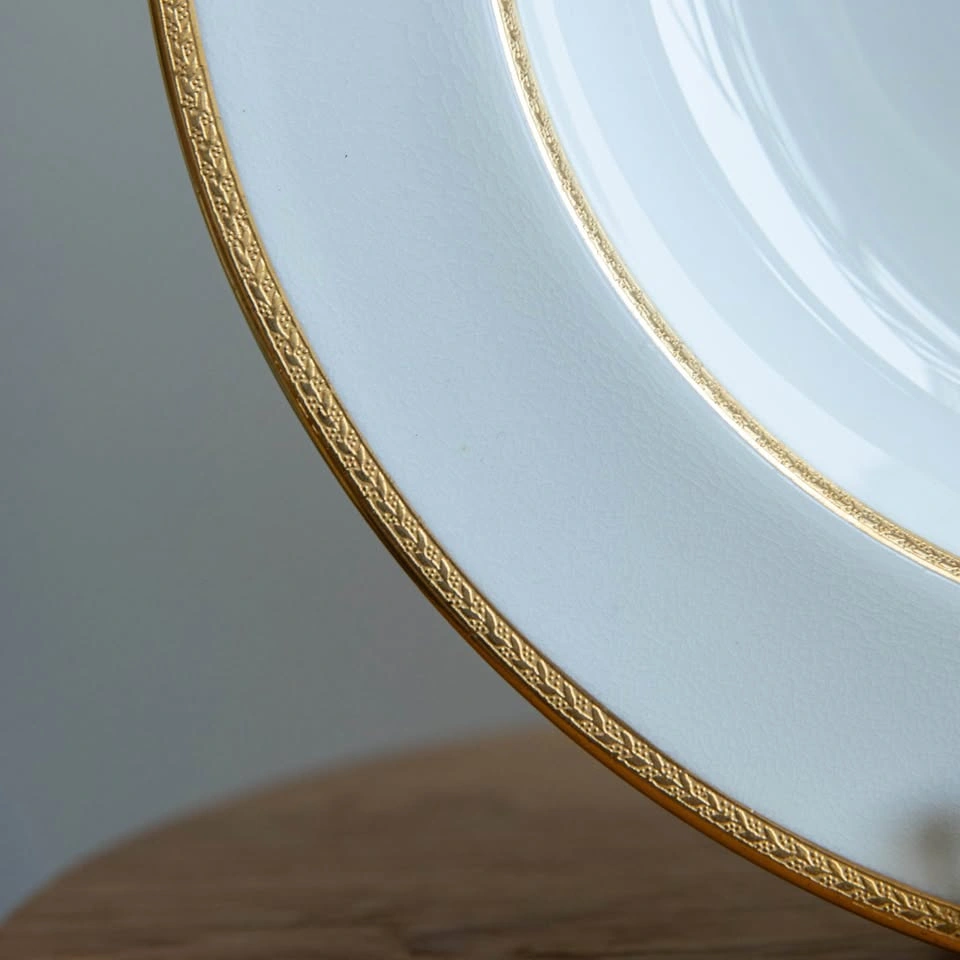 Antique Mintons Gold Encrusted Soup Bowls - Davis Collamore - photo 4