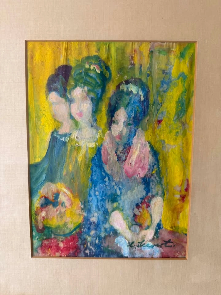 Original Christina Sievert Gouache Painting - Framed Fine Art - photo 2