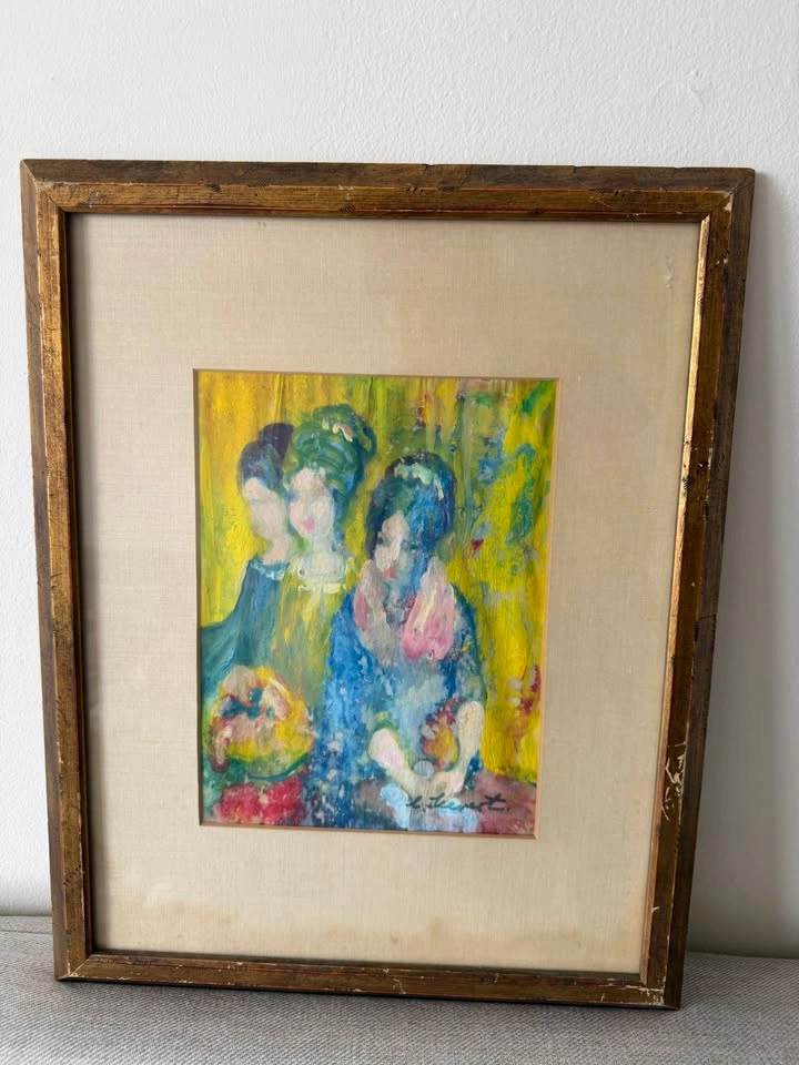 Original Christina Sievert Gouache Painting - Framed Fine Art - photo 4