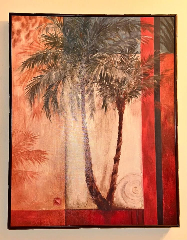 Palm Tree Art - Framed