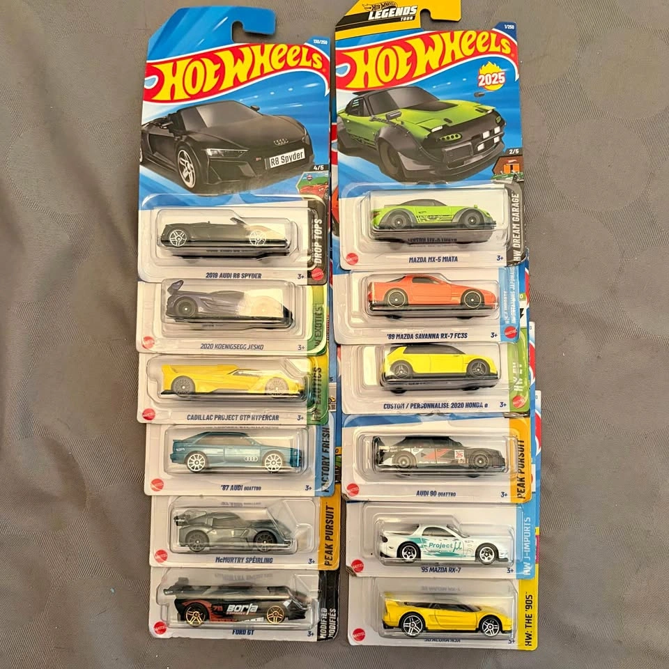 Lot of 12 Hot Wheels Mainline Diecast Cars