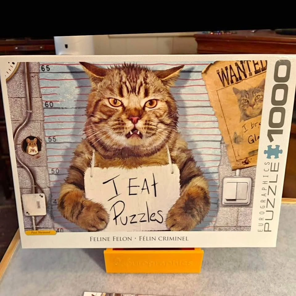 Eurographics Feline Felon 1000 Piece Puzzle