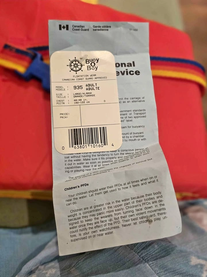 Brand New Buoy-O-Boy and Body Glove Life Jackets
