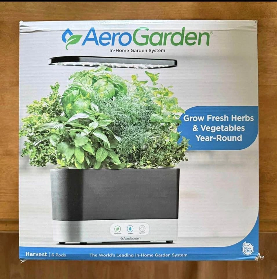 AeroGarden Harvest 6-Pod In-Home Garden System