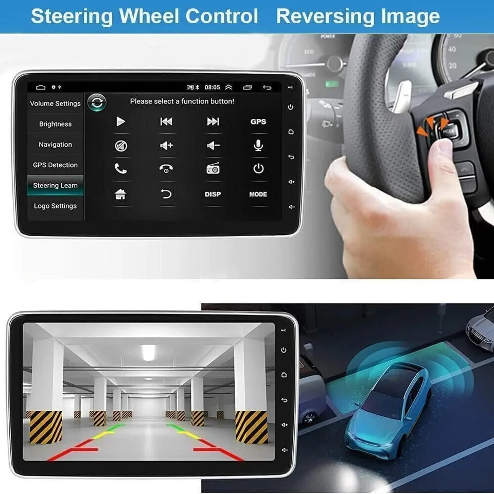 9" Android 13 Car Stereo w/ GPS, CarPlay, Backup Cam image indicator(3)