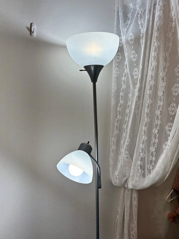 Dual Light Floor Lamp with Reading Light
