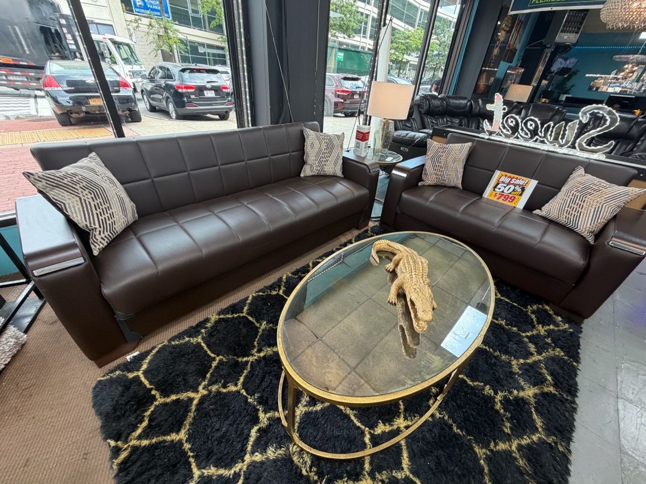 3 in 1 Sofa & Loveseat Sale - Sleep, Store, Save