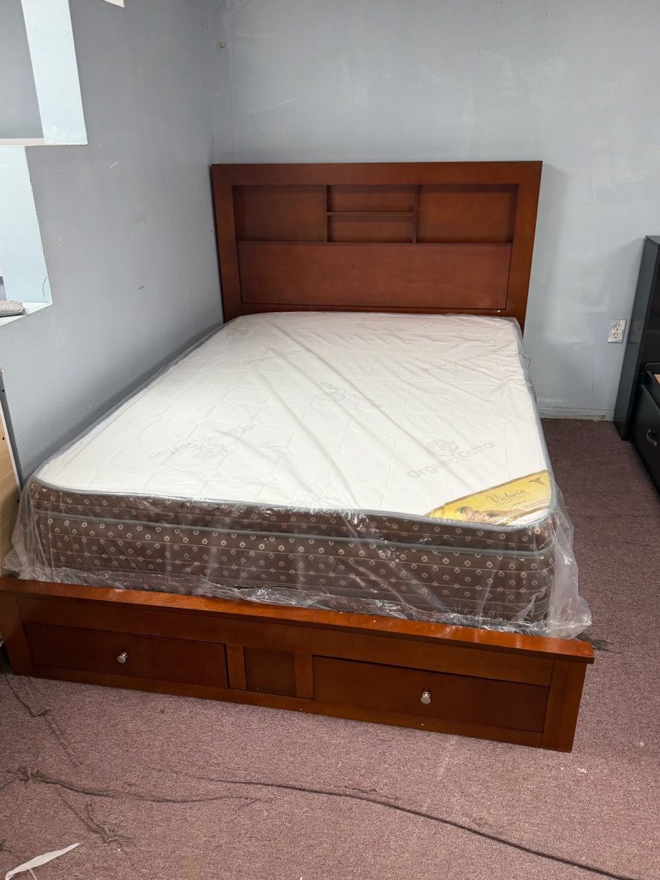 Solid Wood Platform Bed & Mattress Bundle – Only $598! - photo 2