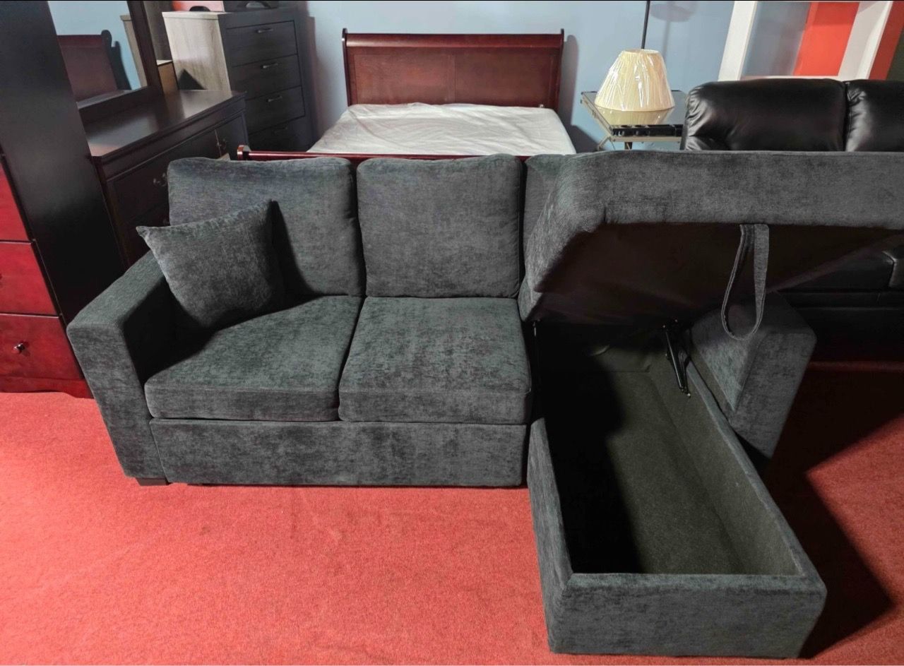 Sleeper Sofa Chaise Sectional - photo 3