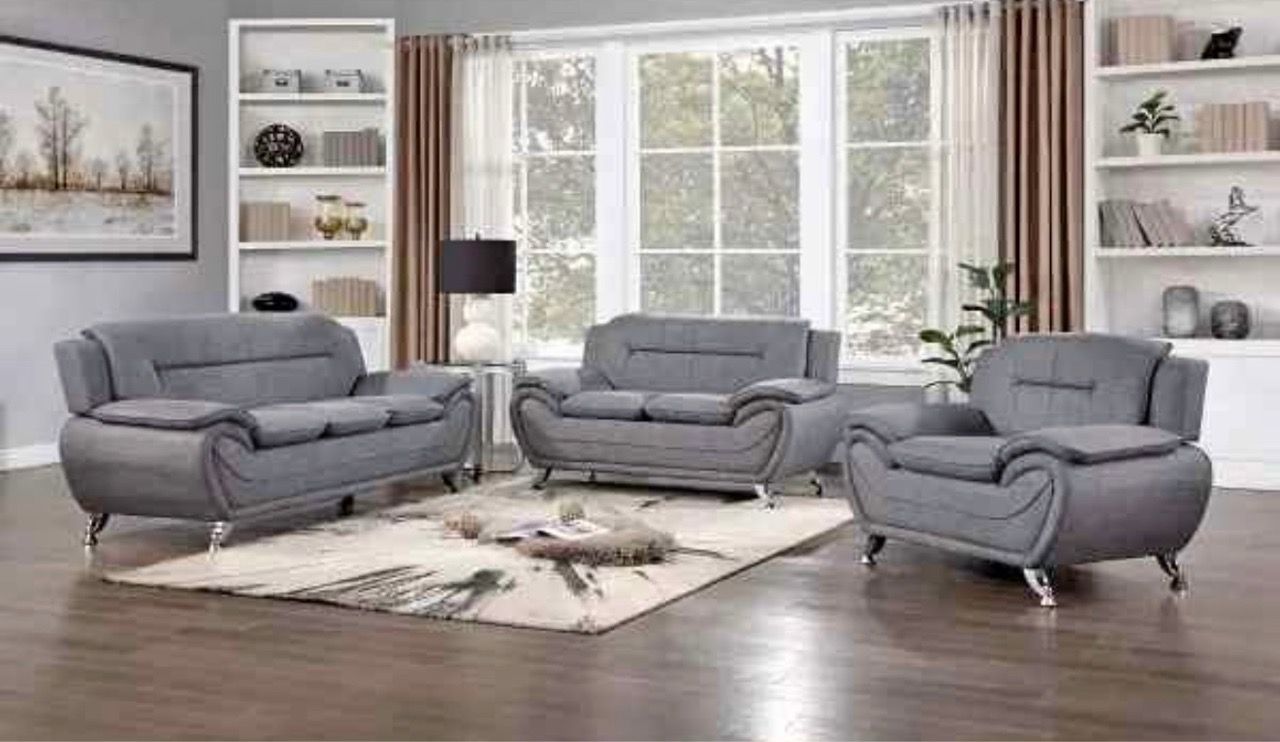 Modern Sofa, Loveseat & Chair Set - photo 2