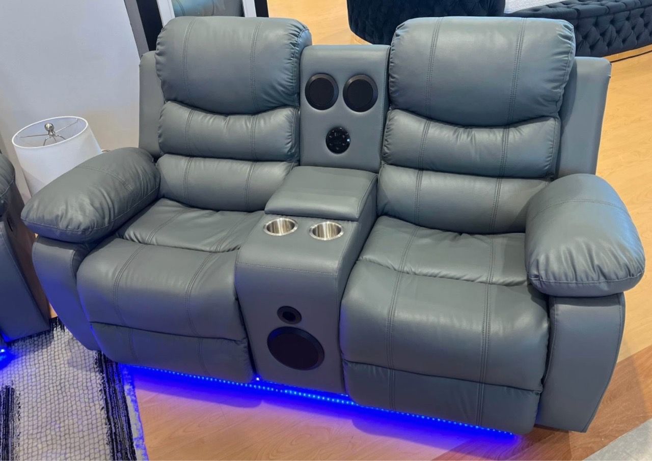 Plush Reclining Sofa and Loveseat Set - photo 4