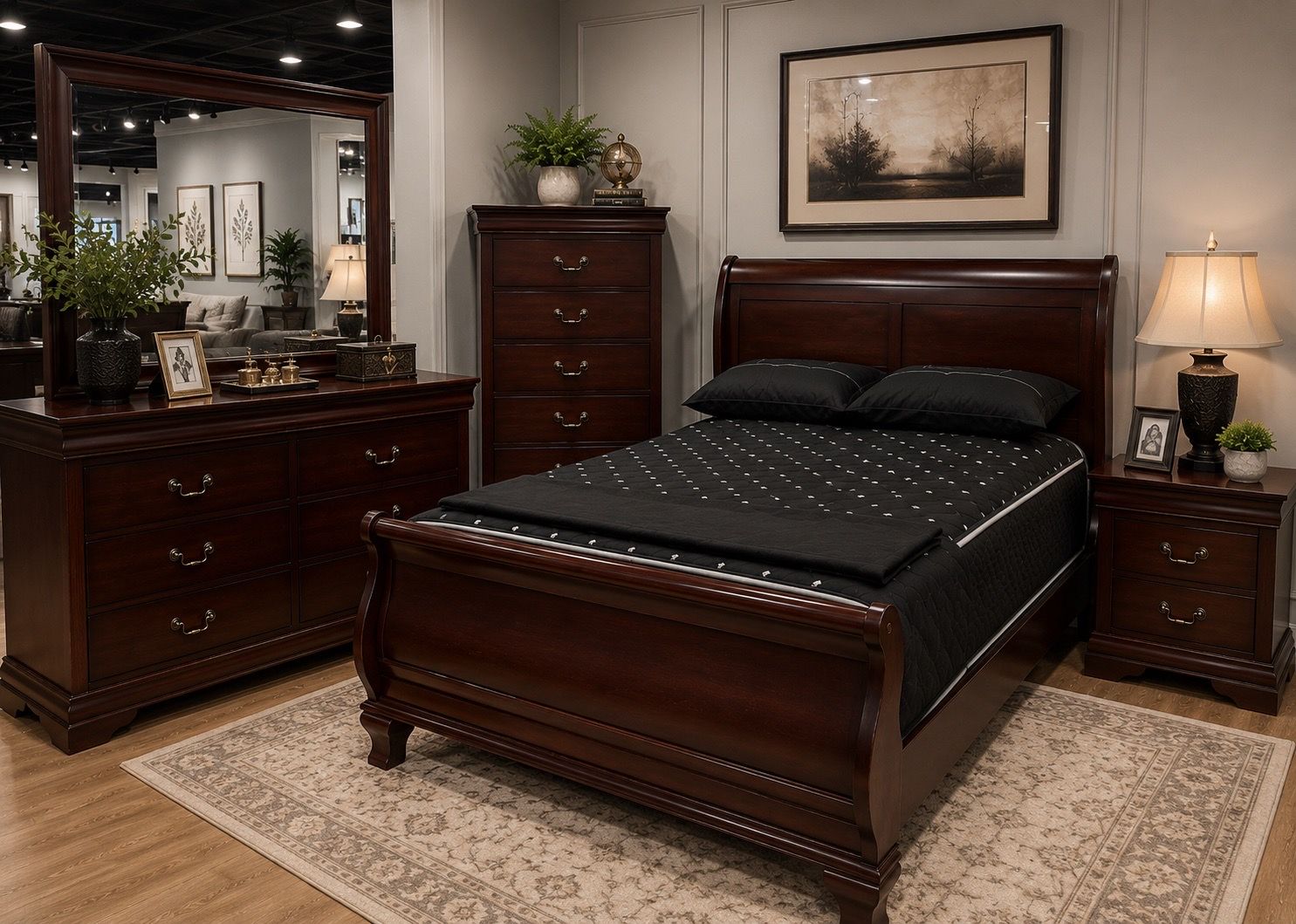 5-Piece Full or Queen Bedroom Set
