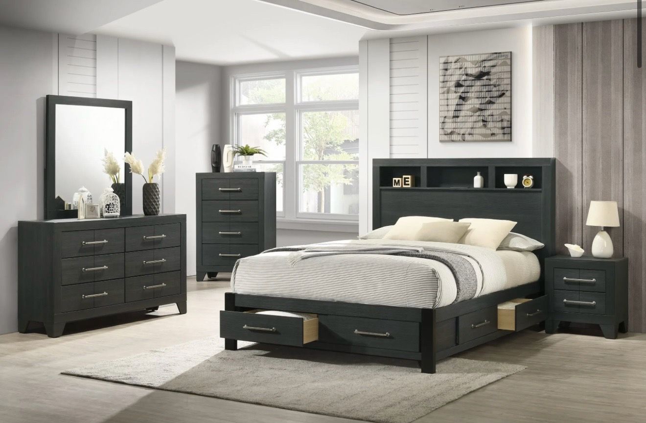 Modern Storage Bedroom Set - $988