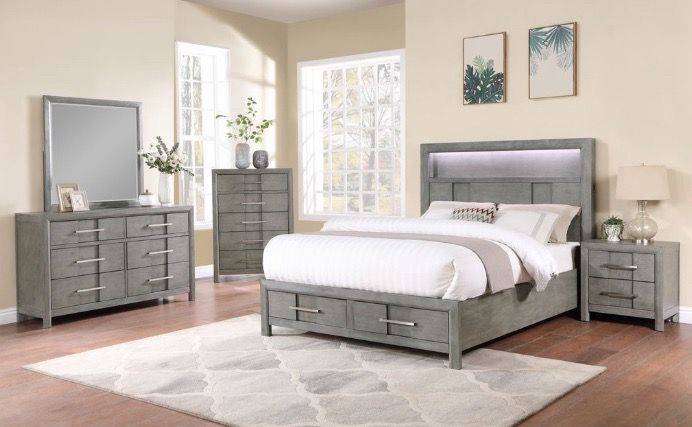 Modern Storage Bedroom Set