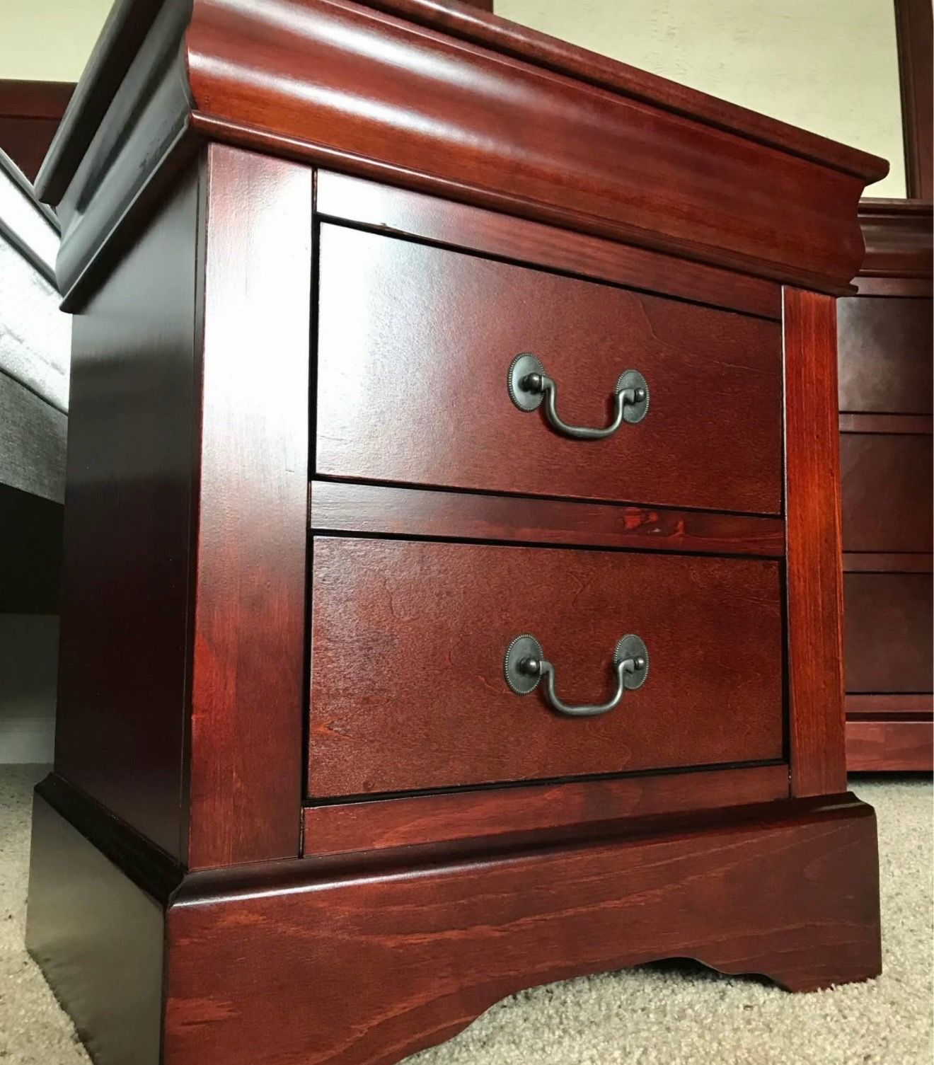 Full or Queen Size Bed With Dresser, Mirror, and Nightstand - photo 5