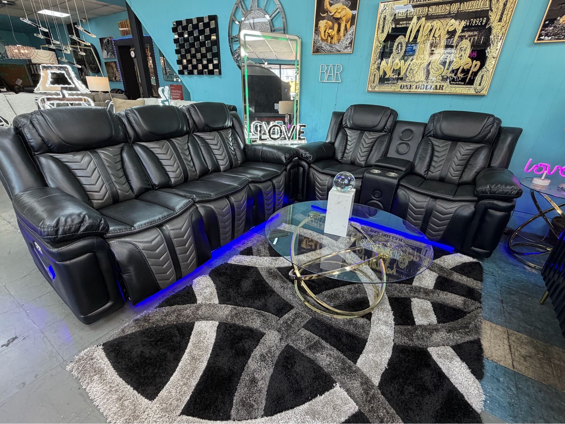POWER RECLINING SOFA & LOVESEAT